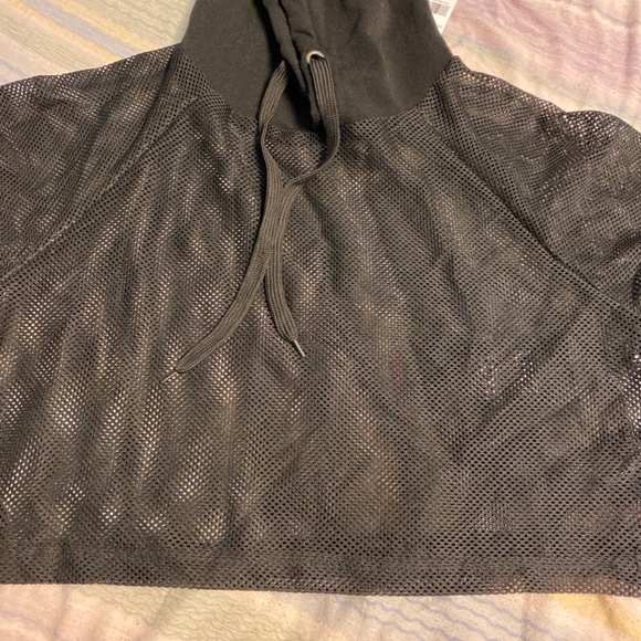 Black Mesh Sweatsuit Set - Picture 3 of 6